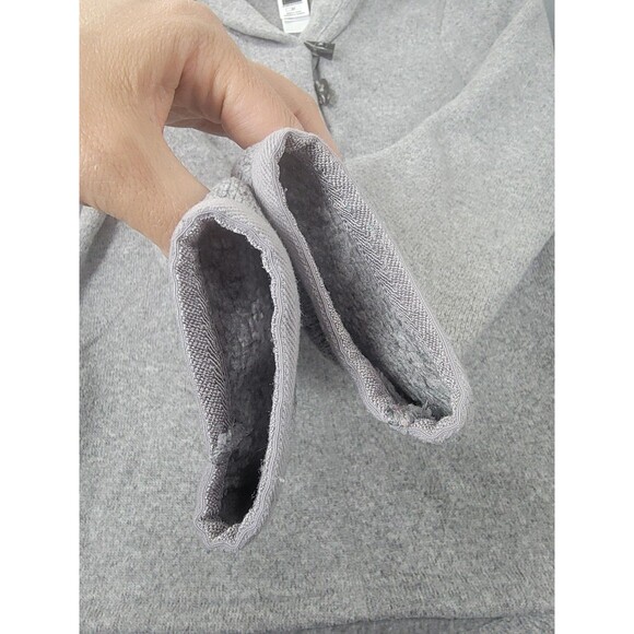 The North Face Fleece Pullover Womens Small Gray Shawl Collar Toggle Sweater - Picture 6 of 10